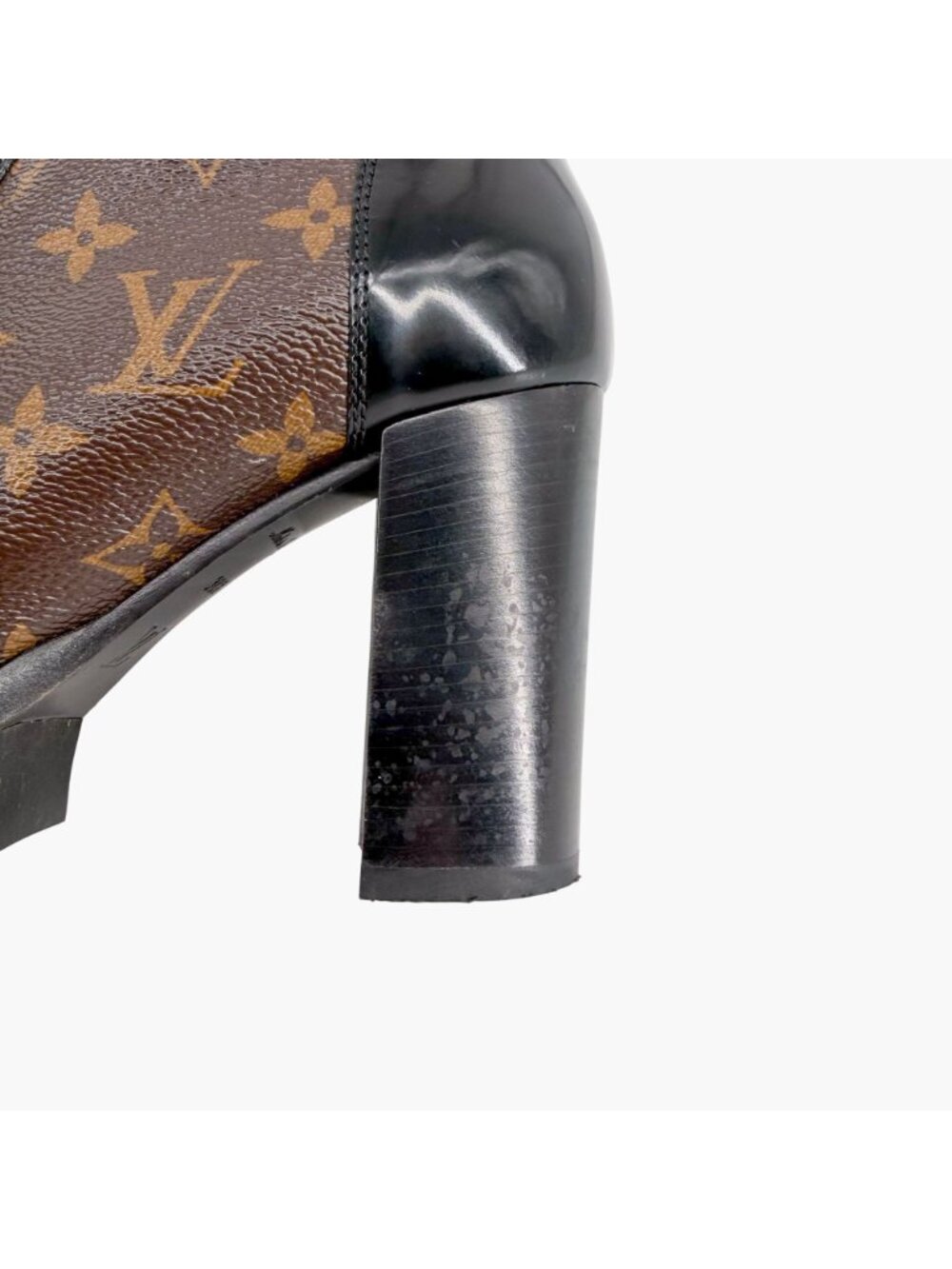 Louis Vuitton Star Trail Combat Boots LV Monogram Brown Size 38.5 US 8.5 Women's - Picture 8 of 15